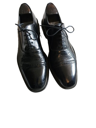 Pierre Cardin Espace Men\'s Black Leather Cap Toe Tassel Loafers Size 12 Pierre Cardin Espace Mens Black Leather Cap Toe Tassel  main image 4