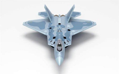 XFly F 22 Raptor EPO 702mm PNP 40mm EDF Impeller Jet Brushless RC Flugzeug - 第 1/24 張圖片