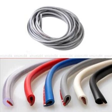 1PC 5M Car Auto Door Edge Guard Trim Molding Rubber Seal Strip Scratch Protector