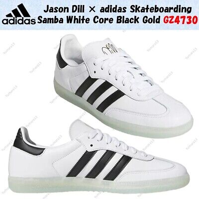 Jason Dill × adidas Skateboarding Samba White Core Black Jason Dill × adidas Skateboarding Samba White Core Black