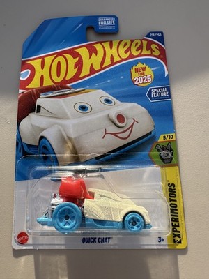  Hot Wheels Case L 2025 Quick Chat Experimotors Series 9/10 White 