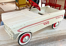 Antique Murray Tee Bird Pedal Car 1950s Steel Original Paint Survivor M Hubcaps