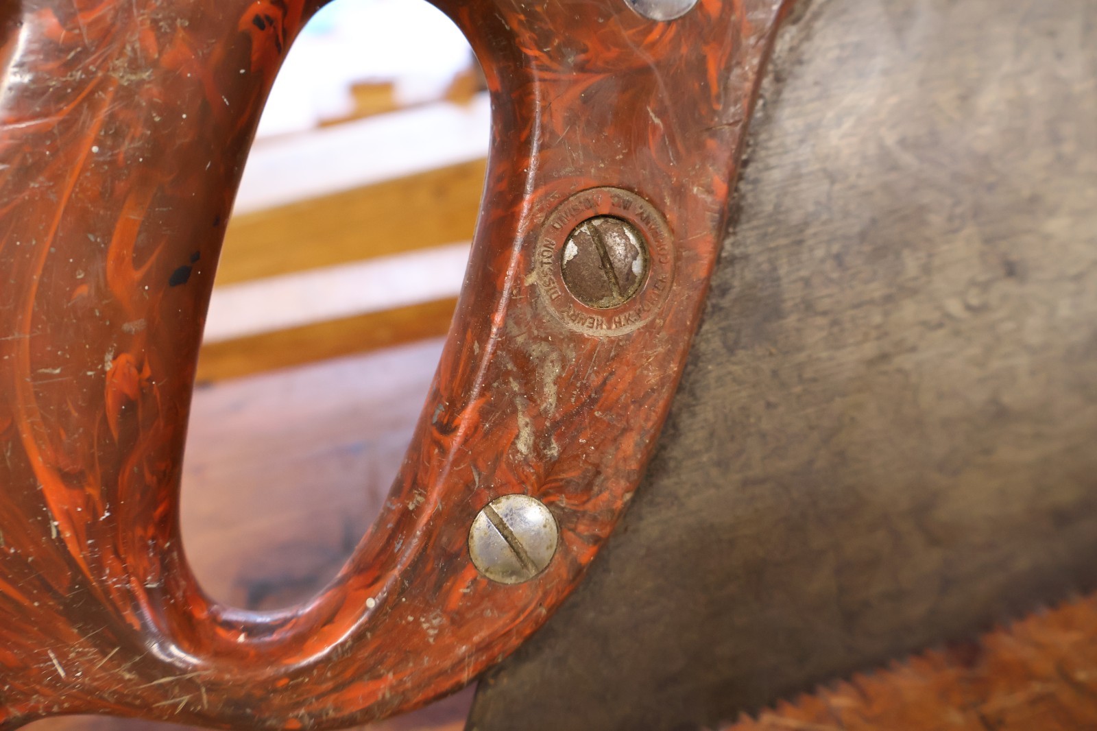 Henry Disston D-95 8 PPI Rip Full Size Hand Saw