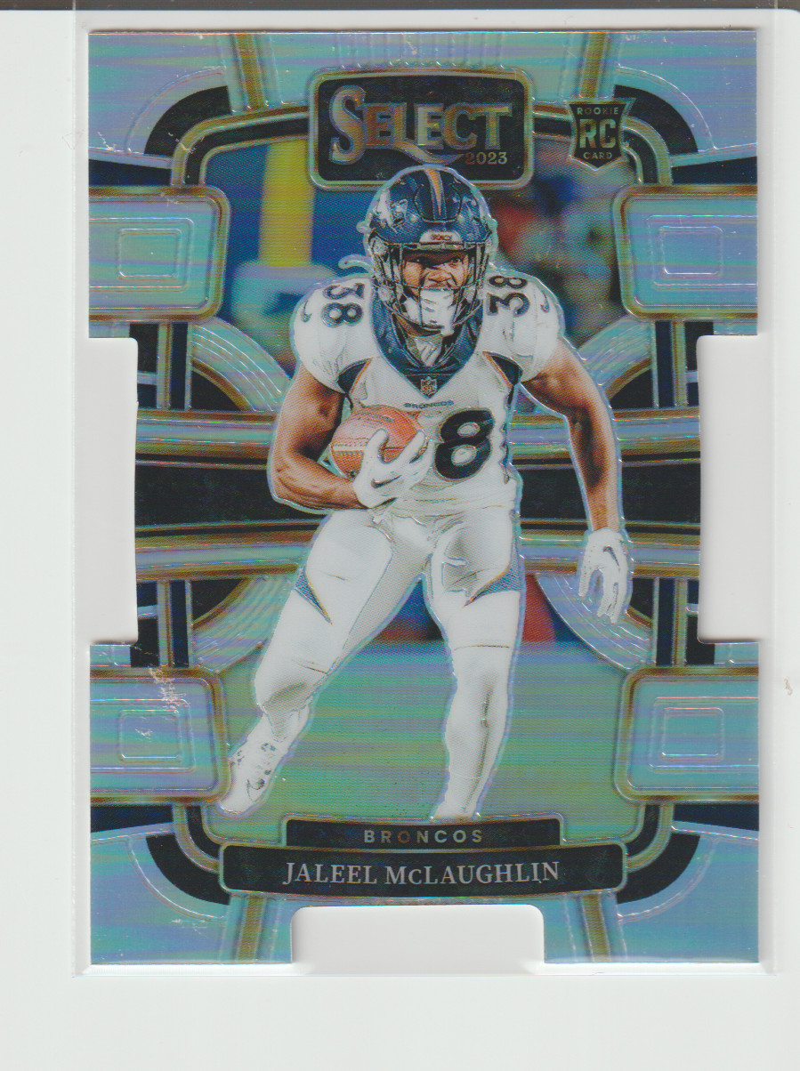 2023 Select Jaleel McLaughlin Rookie Silver Prizm Die-Cut Concourse Card #32