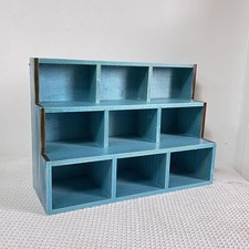 Étagère de rangement murale à 9 cubes, présentoir rétro pour la maison, le