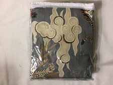 WILLIAMS SOMOMA KALDEN TIGER PRINTED ORGANIC DUVET GRAY KING/CAL KING NEW NO TAG