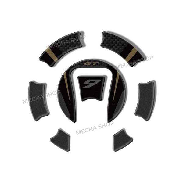 Tracer 9 GT Tank Protector 9GT Aufkleber Motorrad Tankabdeckung A1-image