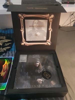 ozzy osbourne see you on the other side Box Set, first edition Gold...