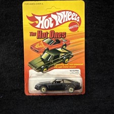 The Hot Ones Toyota Supra 1982 Hot Wheels *sealed On Card #3925 Black