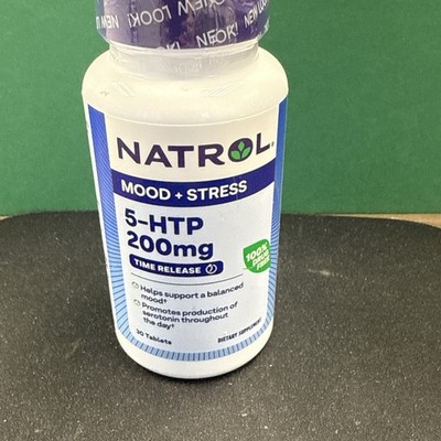 Natrol 5-HTP Improve Mood Stress 30 Time Release Tablets
