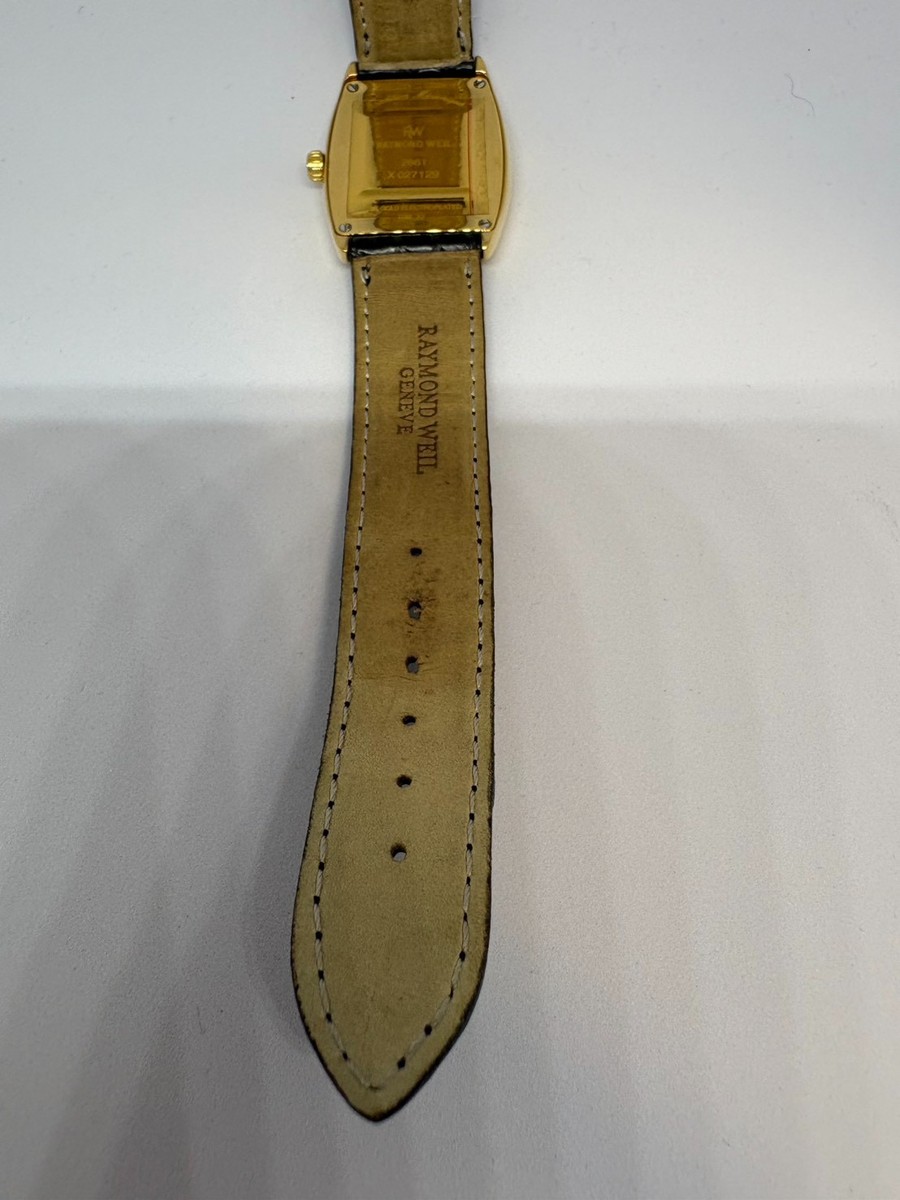 Rare Vintage】 Raymond Weil Geneve 2661 18k Gold Plated Winding