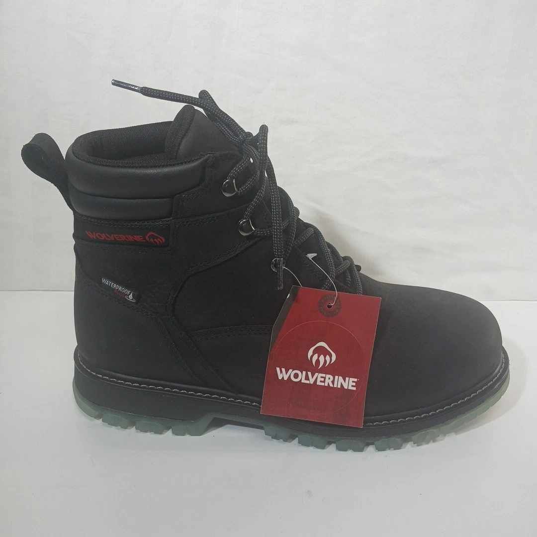 WOLVERINE Men's Floorhand Lx Waterproof Work Boot Sz 13( Soft Toe)