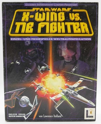 Star Wars X-Wing vs. Tie Fighter PC Computer BIG BOX boxed CIB OVP #
