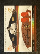 DAN HAMPTON - 2007 National Treasures All Decade Patch Auto Jersey Numbers /99