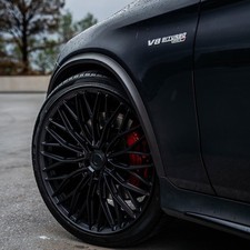 22 Al13 Fr100 Black 22x9 22x10.5 Concave Wheels Fits Mercedes-benz Glc X253