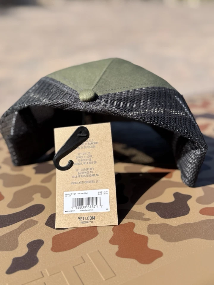 Sombrero de camionero YETI Good Dogs 🦮 Wet Ducks 🦆 Mid Pro. ¡Nuevo con etiquetas! Foto 3 de 4