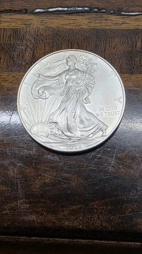 2009 US Walking Liberty American Eagle Dollar 1oz Silver Dollar Uncirculated