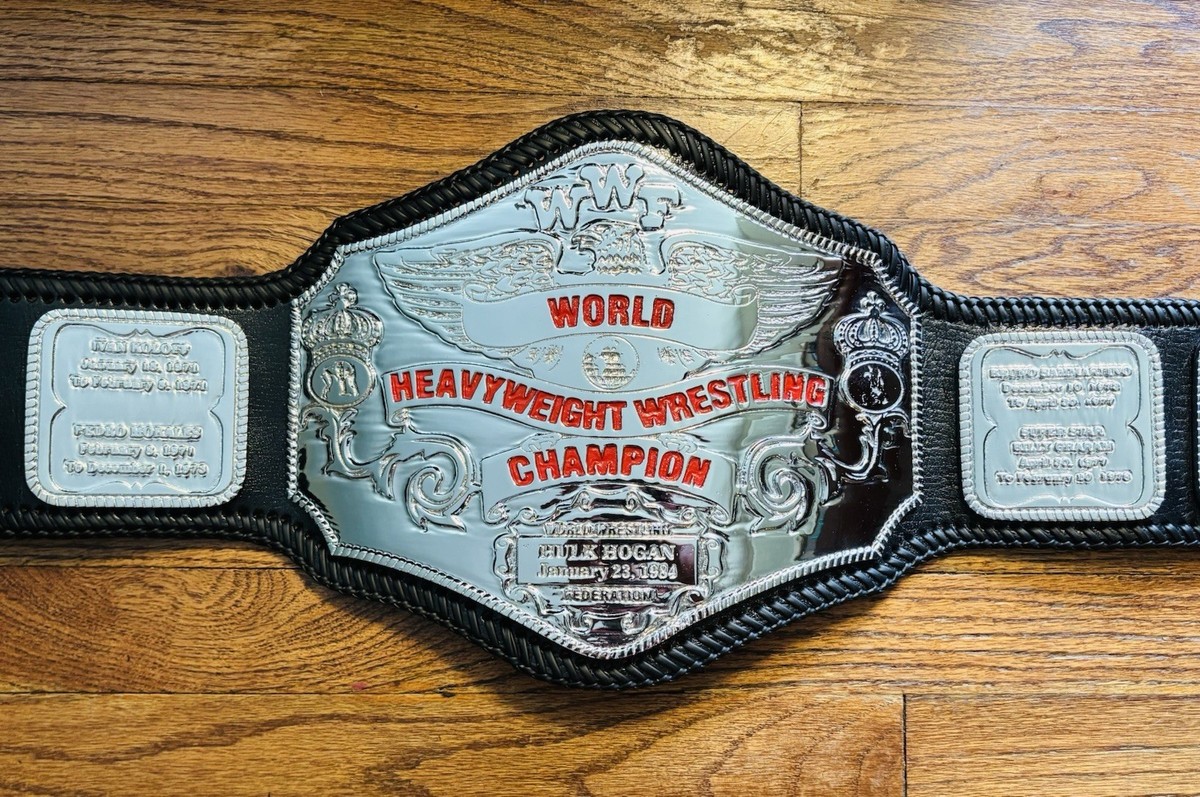 HOGAN 84 WORLD HEAVYWEIGHT CHAMPIONSHIP REPLICA WRESTLING BELT