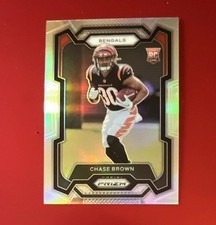 2023 Panini Prizm - Rookies Chase Brown #318 Silver Prizm (RC)