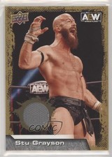 2022 Upper Deck AEW All Elite Wrestling Gold Mat Relics Stu Grayson #30 v7j