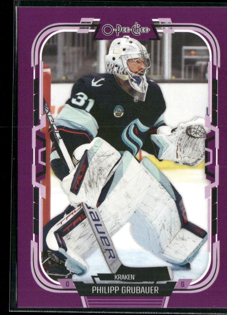 2025-26 OPC O-Pee-Chee Philipp Grubauer Purple Border /49 # 104