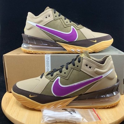 Nike LeBron XVIII 18 Low NRG x Atmos Khaki Mens Sz 10 Sneakers CW3153 200 NEW