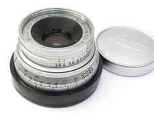 Objectif grand angle Leica Summaron M 3,5 cm F3,5 argent excellent du Japon
