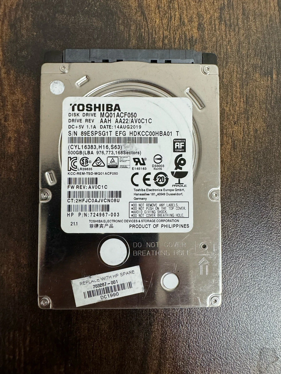 Toshiba 500GB Computer Internal Hard Disk Drives for sale | eBay
