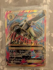 M Blastoise EX Full Art Holo Card 102/108 XY Evolutions NM Condition