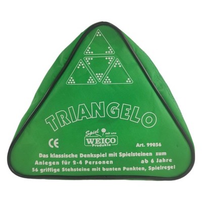 Weico Triangelo Spiel Nr. 99056 in Tasche 56 Steine für 2-4 Personen NEU 