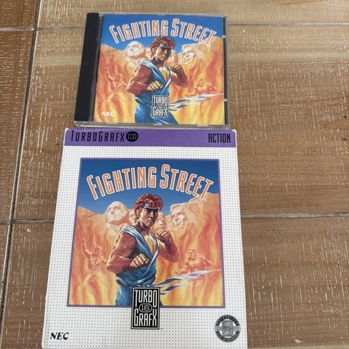 Fighting Street  for Turbografx 16  Complete In Case Mint Disc