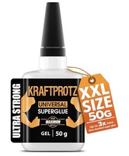 KRAFTPROTZ Super Glue Gel 50g – Extra Strong Waterproof Heat Resistant No Drip