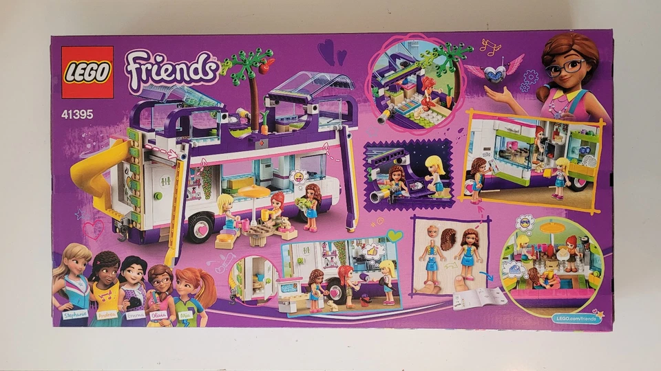 LEGO Friends 41395: Le Bus de l'Amitié | Collector | Boîte 100% neuve et scellée - Photo 2/4
