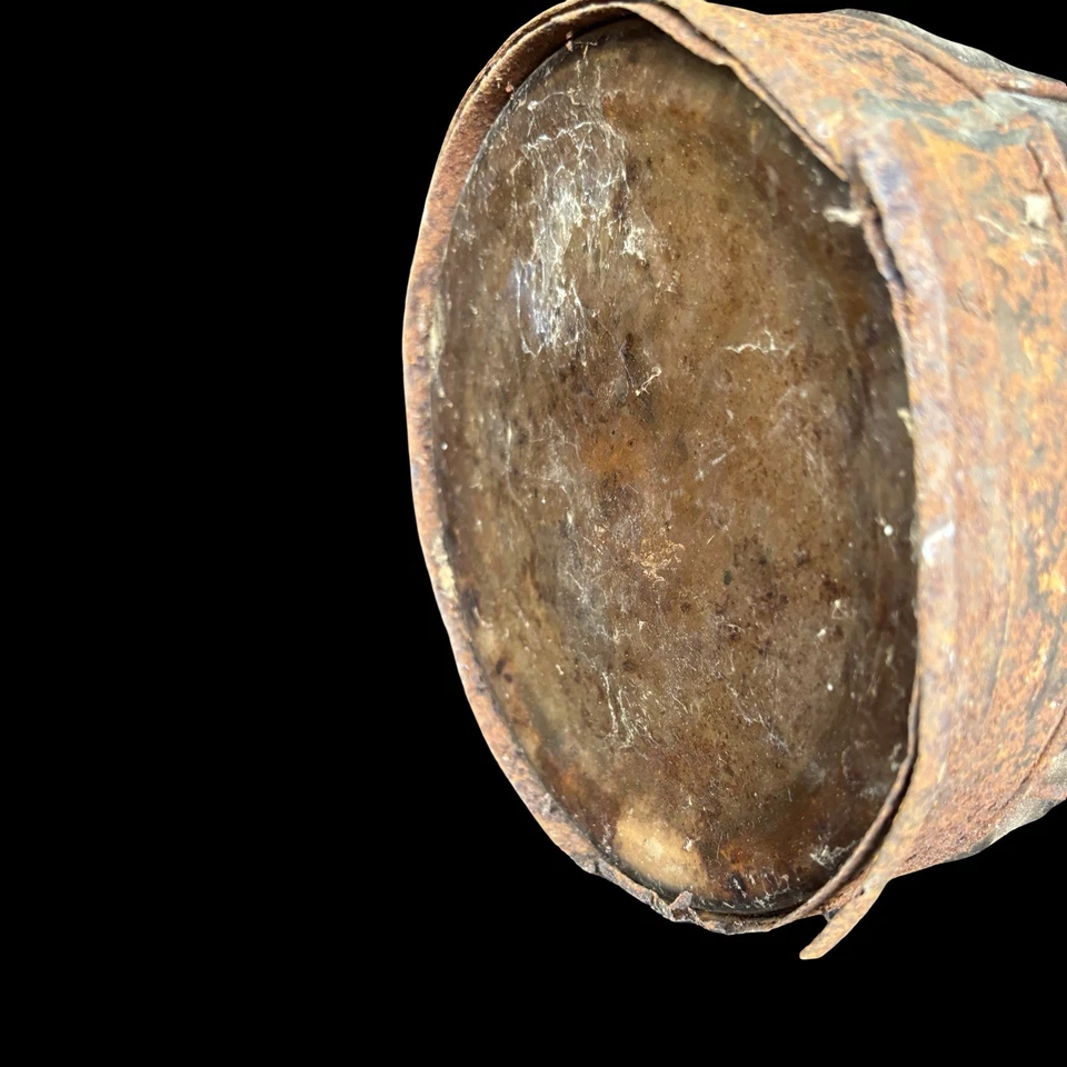 "Antiguo frasco de aceite de queroseno lata RARO ~ 12,5""" Foto 4 de 4