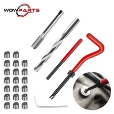 25pcs M8 x 1.25mm Thread Repair Tool Stainless Steel Wire Insert Kit Auto Engine