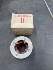 Toledo No 11, 1-1/4" pipe threader die Clean