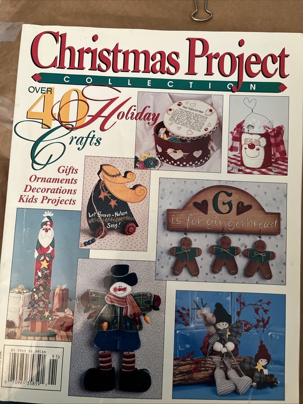 Christmas Project Collection Book/Magazine  - 40 Holiday Crafts.    70989 35859