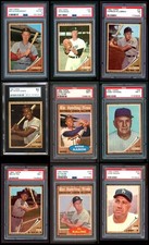 1962 Topps Baseball Complete Set 7.5 - NM+ 5552439
