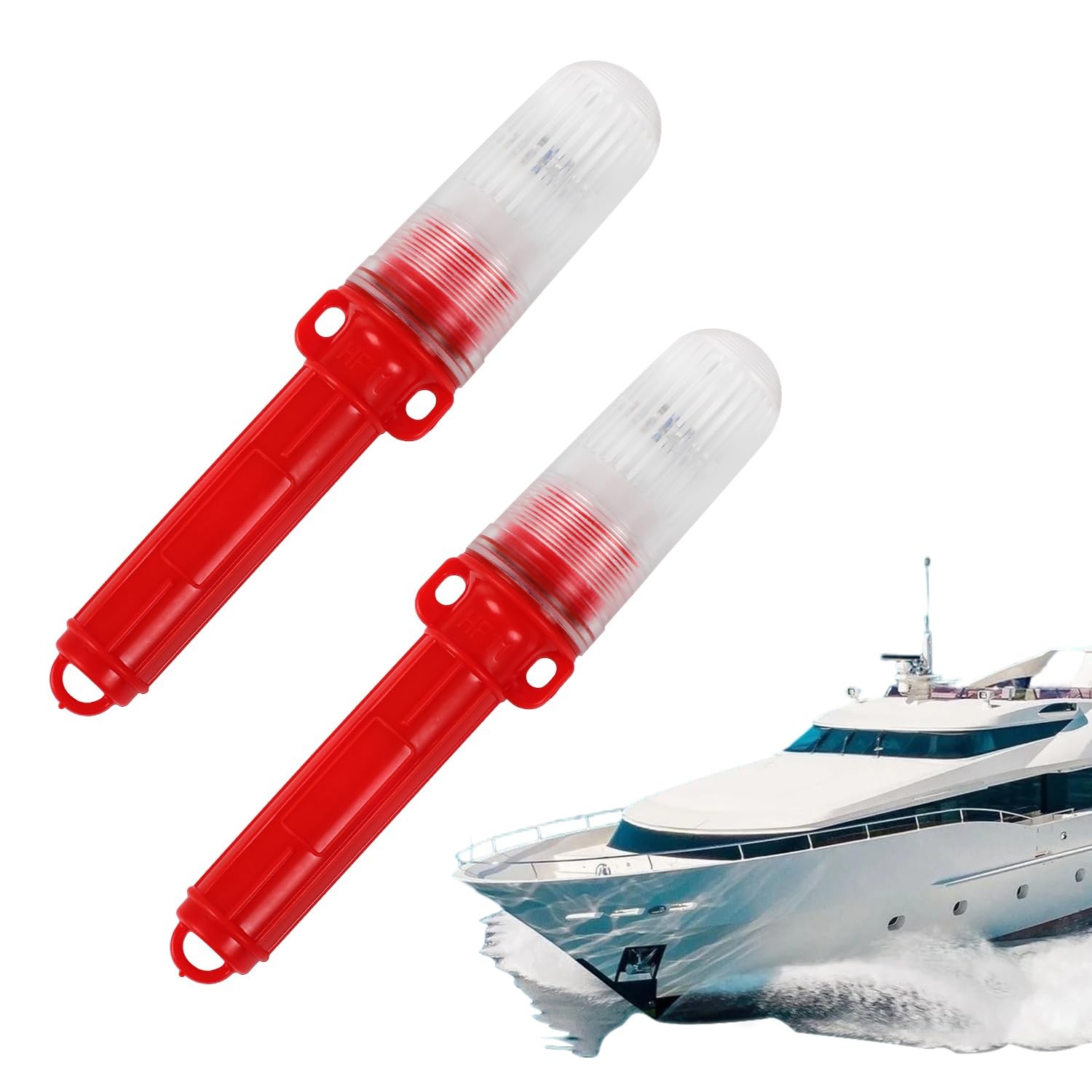 2PCS Boat Flares,Boat Flares Coast Guard Approved Marine,for Fishing Boats, L...