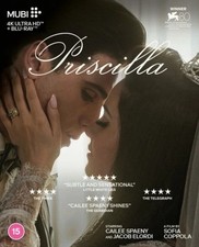 Priscilla Blu-ray (2024) Cailee Spaeny, Coppola (DIR) cert 15 2 discs NEW SEALED