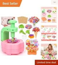 Fabric Flower Bouquets Toys, Arts and Crafts Activity Kit for Kids Ages 3-12,...