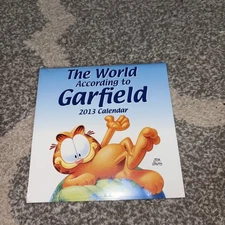 New Sealed Garfield Mini Wall Calendar 2013 The World According to Garfield