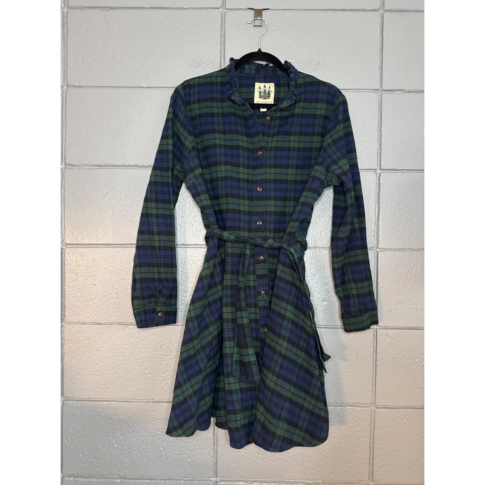 Kiel James Patrick 舒适小屋法兰绒槲寄生法兰绒连衣裙 XXL — 第 2/4 张图片