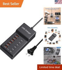 Multi USB Charger USB C Charging Station Block 50W 12 Ports Multiple USB C......