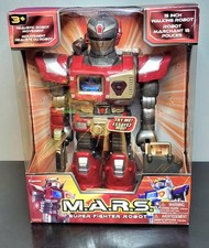 M.A.R.S. Cybotronix Red Super Fighter Robot Realistic Movement
