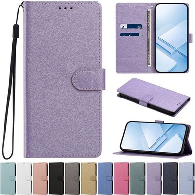 Silk Leather Wallet Phone Case For Tecno Spark 20 40 50 Go Pova 4 Camon 50 19