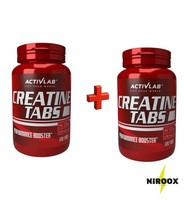2 X Activlab Creatine Tabs 120 Tabletten Dose - Kreatin Monohydrat - 240 Tab.