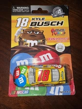 2012 NASCAR Kyle Busch #18 M&M's Car 1/64 Diecast - Action Racing Silver Series