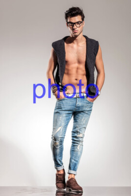 MALE MODEL #275,BARECHESTED,SHIRTLESS,beefcake,8x10 photo