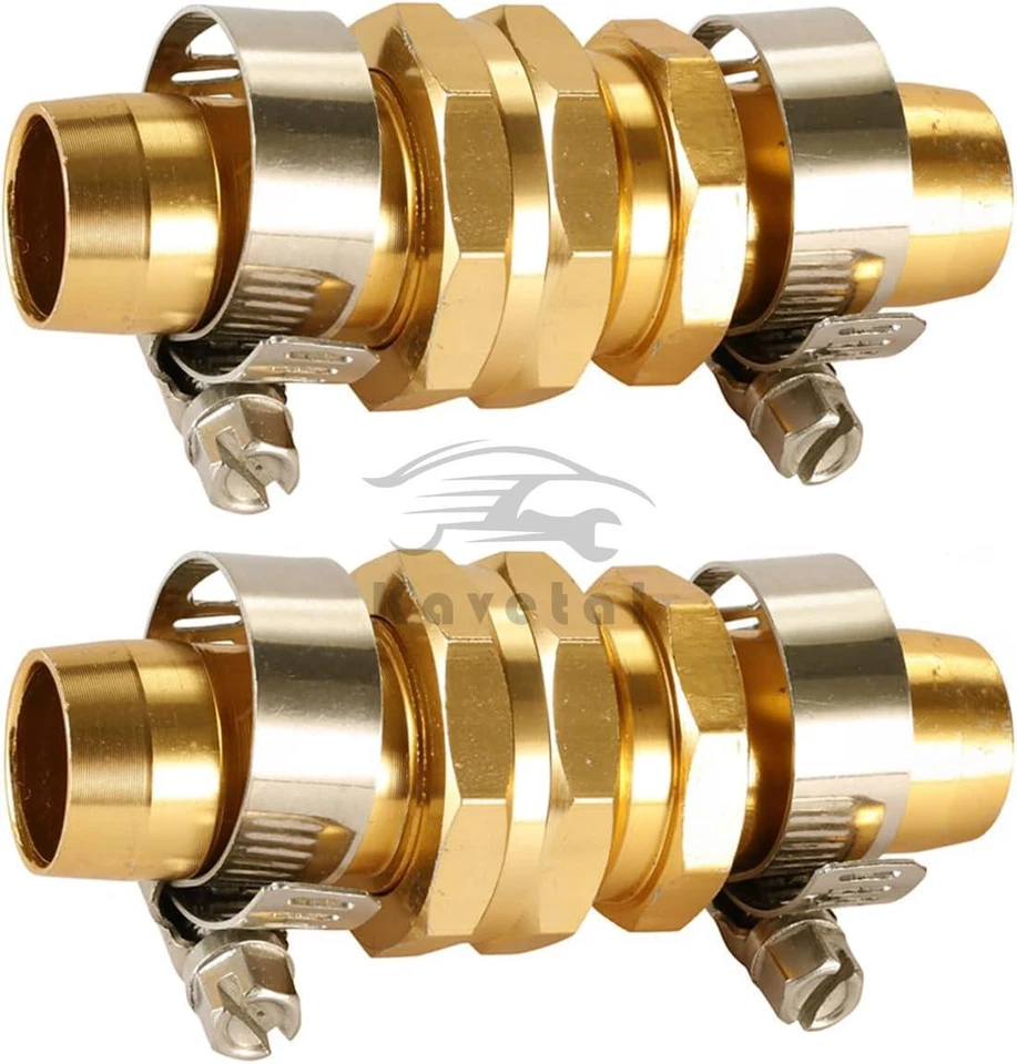 Kit de reparación de extremo de reparador de jardín de 3/4" 5/8" manguera de agua conector macho hembra con abrazadera Foto 3 de 4